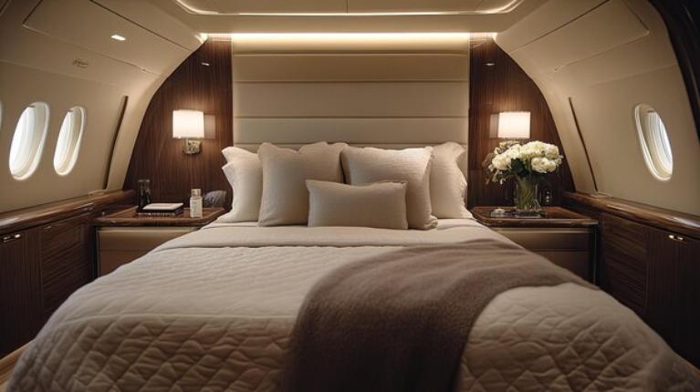 Private Jet Bedroom